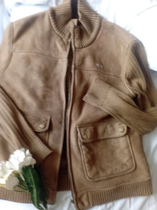 REGALO,Chaqueta Tex Talla L Marrón