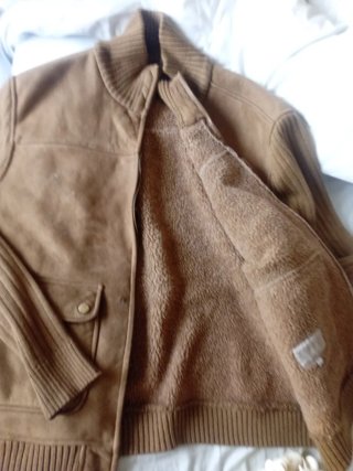 REGALO,Chaqueta Tex Talla L Marrón