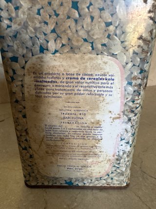 Lata Cola Cao Vintage Años 60