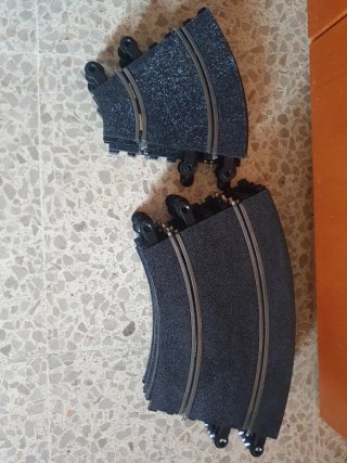 Pistas Scalextric Puente y Curvas