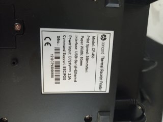 Impresora Térmica Concord CP-450 Negra