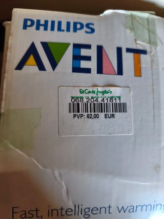 Calienta biberones Philips Avent Digital