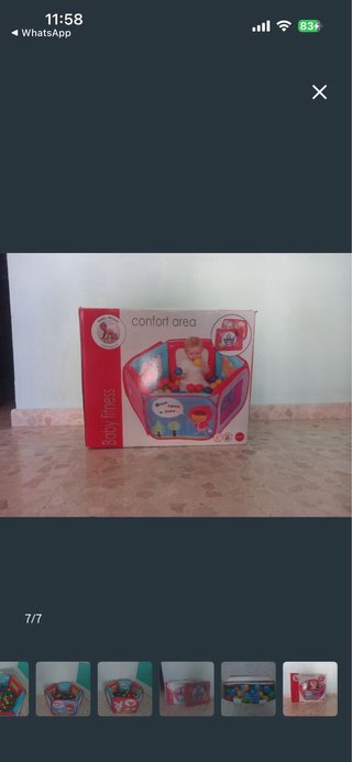 Parque de bolas infantil plegable