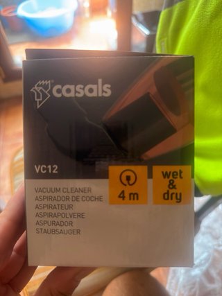 Aspirador coche Casals VC12 12V