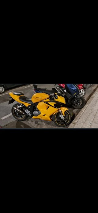 Hyosung GTR125 Deportiva Gris/Amarillo