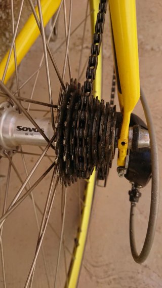 Bicicleta clasica de aluminio otero