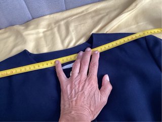 Traje de chaqueta azul mujer