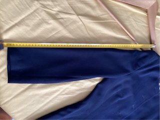 Traje de chaqueta azul mujer