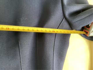 Traje de chaqueta azul mujer
