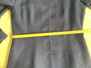 Traje de chaqueta azul mujer