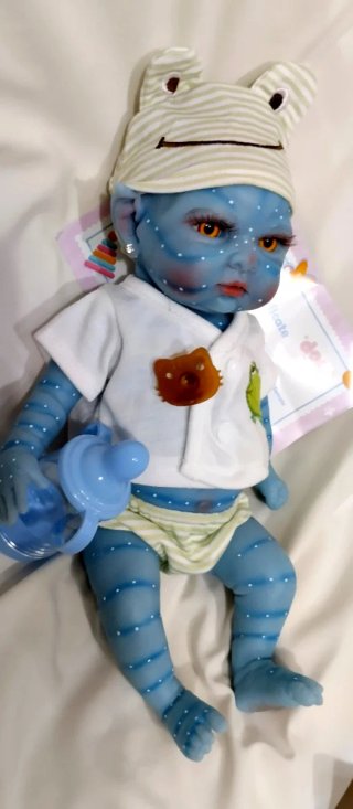 Bebé Reborn Avatar Silicona 33cm