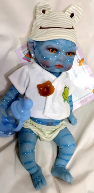 Bebé Reborn Avatar Silicona 33cm