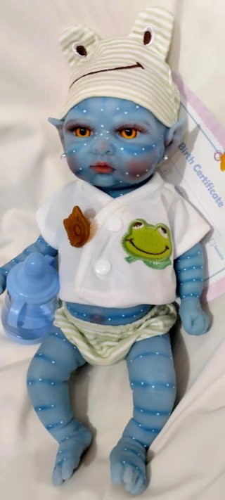 Bebé Reborn Avatar Silicona 33cm