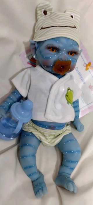 Bebé Reborn Avatar Silicona 33cm