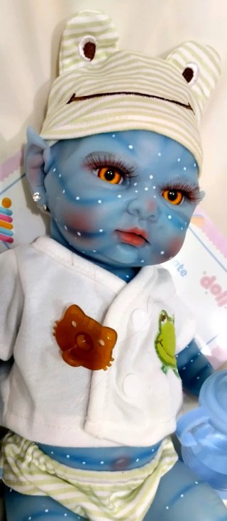 Bebé Reborn Avatar Silicona 33cm