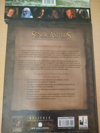 Libro rol  Señor de Los Anillos + album película