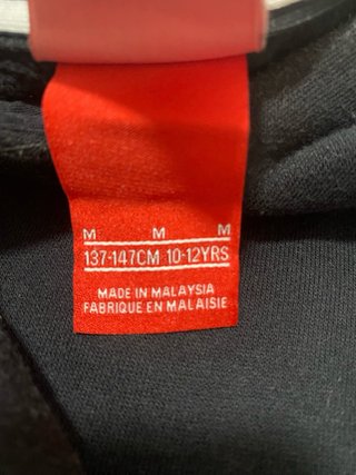 Sudadera Nike Air Negra y Gris
