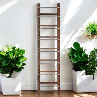 Libreria a Scala in Legno Massello 41x11x165cm