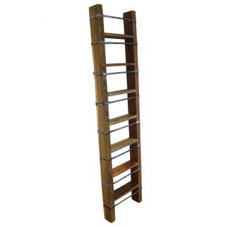 Libreria a Scala in Legno Massello 41x11x165cm