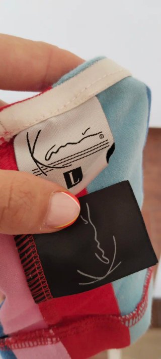 Top Karl Kani Rayas Multicolor