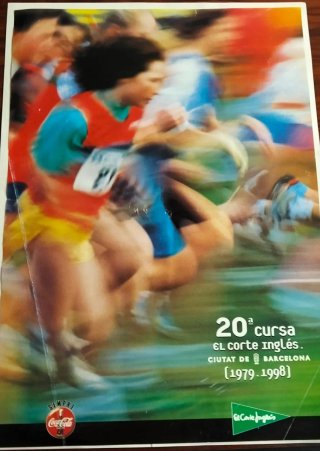Cartel 20ª Cursa El Corte Inglés Barcelona