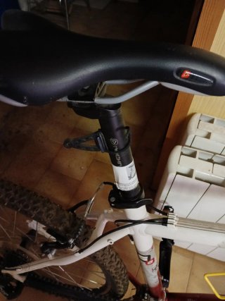 Bicicleta de montaña Decathlon rossa