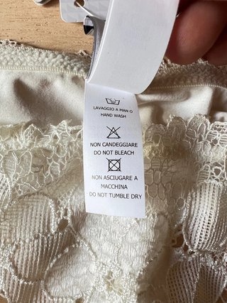 Studio La Perla - Braguita de encaje color marfil
