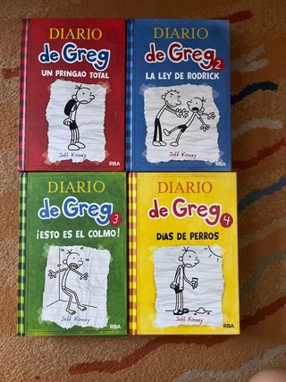 Set cuatro libros de “el diario de greg”