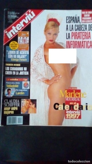 INTERVIU 1078-MARLENE MOURREAU-CLAUDIA SCHIFFER-
