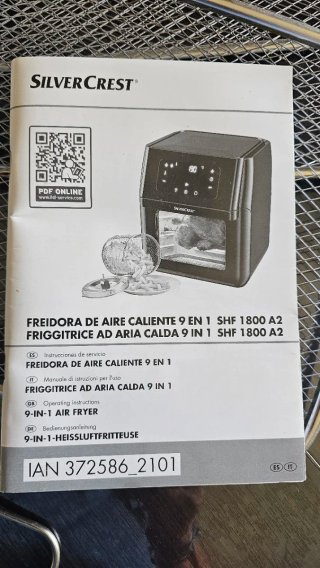 Horno Freidora Aire Caliente SilverCrest