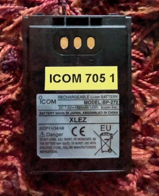 ICOM IC-705 + Batería + Carcasa