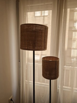 Lámpara de pie y techo estilo moderno
