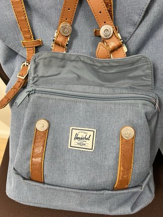 Mochila Herschel 21L Azul y Marrón