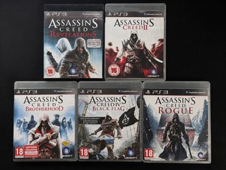 Assassin’s Creed PS3 lote (5 jogos)