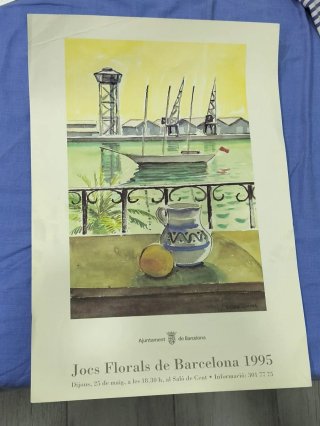Cartel Jocs Florals Barcelona 1995
