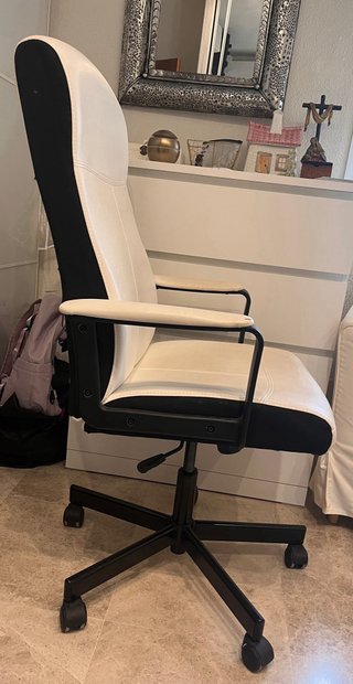 Sillón de oficina/estudio blanco
