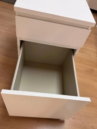 Cajonera Blanca Ikea con Ruedas