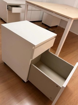 Cajonera Blanca Ikea con Ruedas