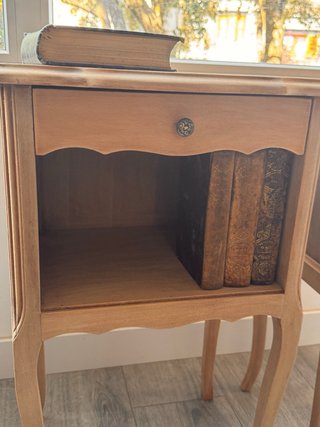 Pareja Mesitas Francesas Provenzales Madera