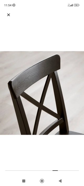 6 Sedie IKEA Ingolf Nere-Marroni
