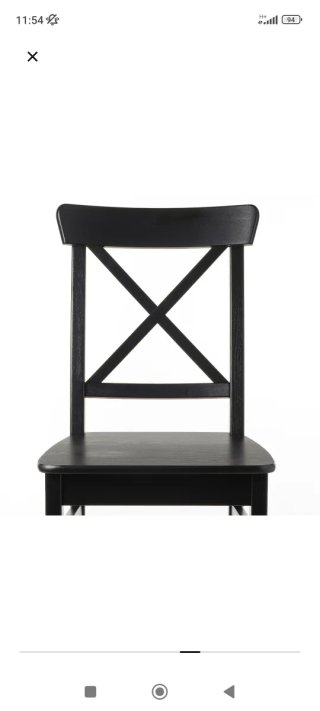 6 Sedie IKEA Ingolf Nere-Marroni