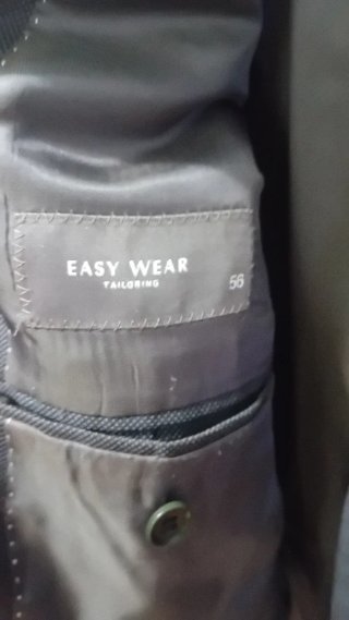 Traje de hombre gris