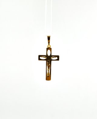 048-03-00196 Cruz de Oro Amarillo 18K