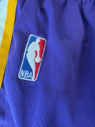 Pantaloncini Jordan Lakers Viola Neri