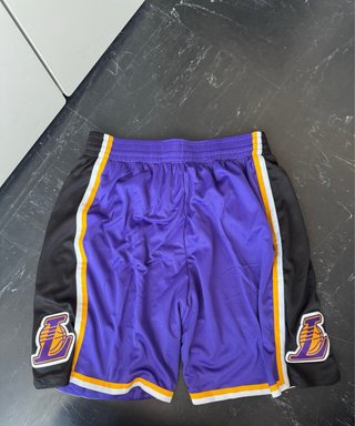 Pantaloncini Jordan Lakers Viola Neri