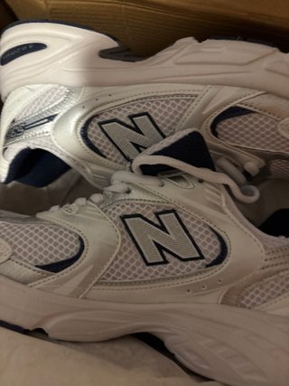 Zapatillas New Balance Blancas y Azules