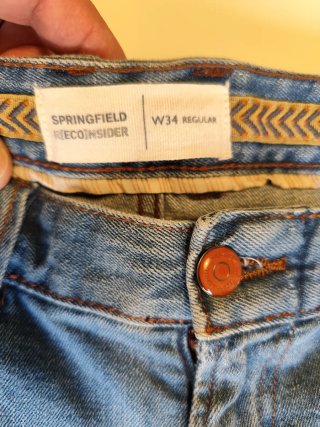 Pantalón corto vaquero nuevos Springfield T.44