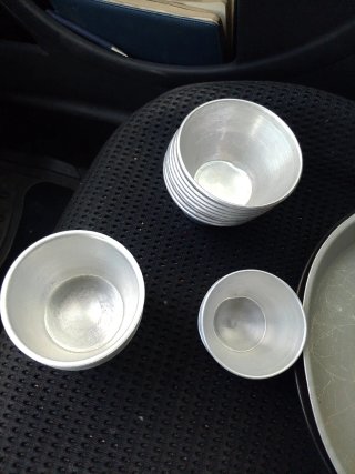 Moldes Pudin aluminio Varios Tamaños