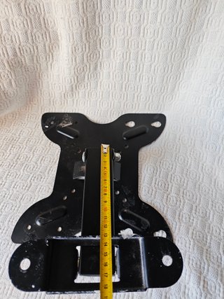 Soporte pared TV brazo inclinable giratorio negro