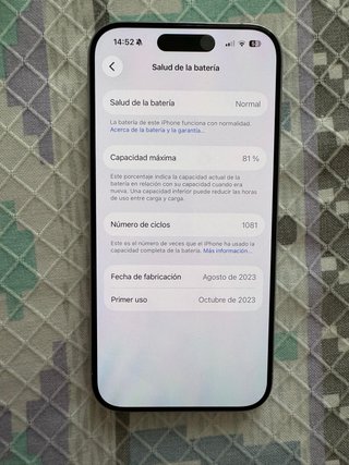 iPhone 15 Pro 256GB Plata